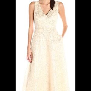 Erin Featherston Women's Gwendolyn Metallic Gown 8